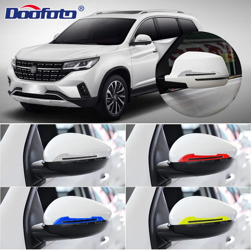2PCS Car Bumper Reflective Strips Safety Warning mark