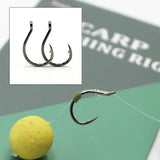 20pcs Hair Carp Rig Accessories Carp Fishing Hooks