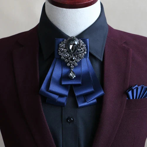 Handmade British Style New Diamond Bow Ties for