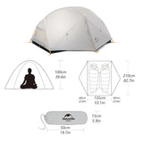Naturehike Camping Tent 2 Person Mongar Ultralight Tent