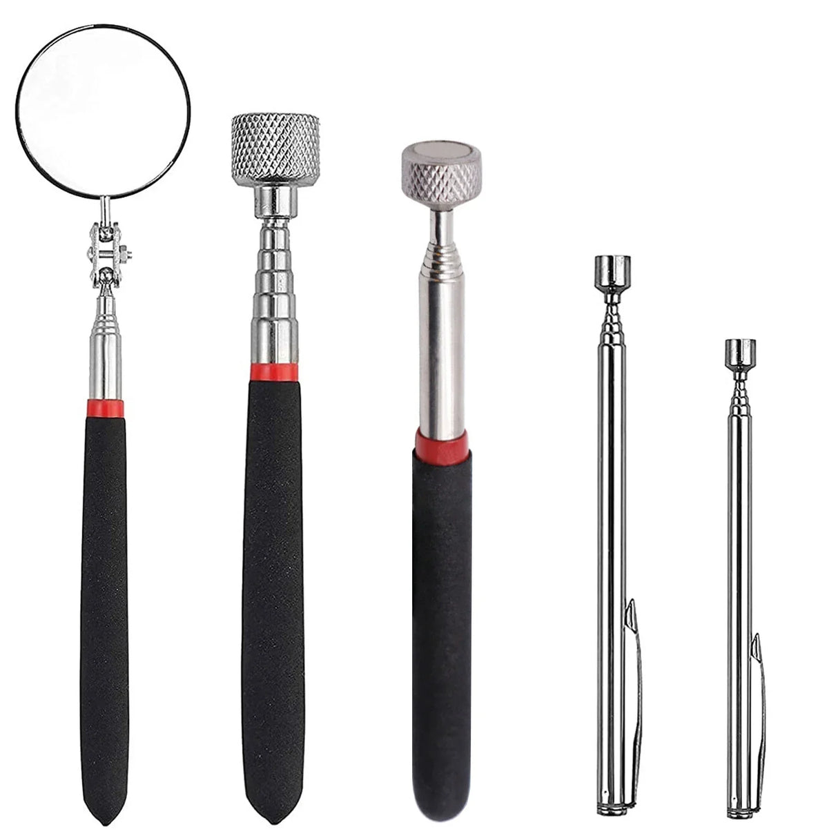 5Pcs Magnetic Pick-Up Tool Set Telescoping Pick Up