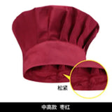 Men Master Cook Caps White Chef Hat Waiter