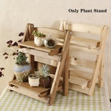 Balcony Garden Corner Display Rack Desk Shelf Living