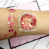 18 Colors Diamond Sequins Eyeshadow Body Face Sequins