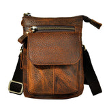 Original Leather Male Casual Design Mini Shoulder Messenger