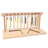 Montessori Teaching Math Toys Digitals Numbers 1-20 Hanger