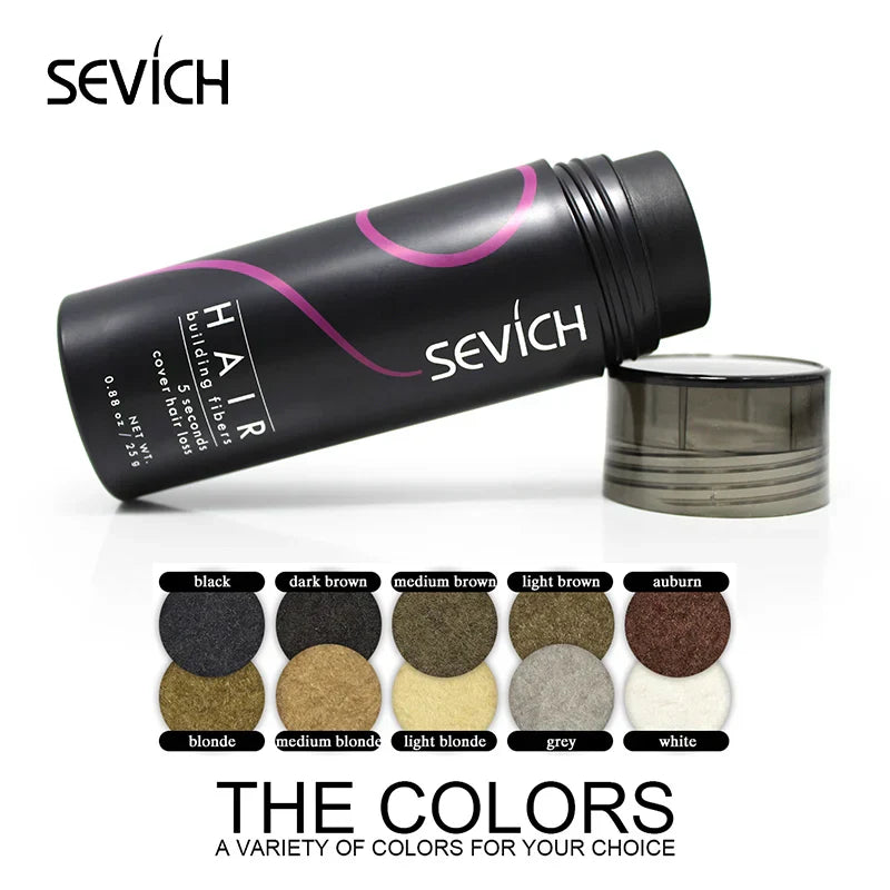 Sevich 10pcs/lot Keratin Hair Fibers Spray Colorful Powder