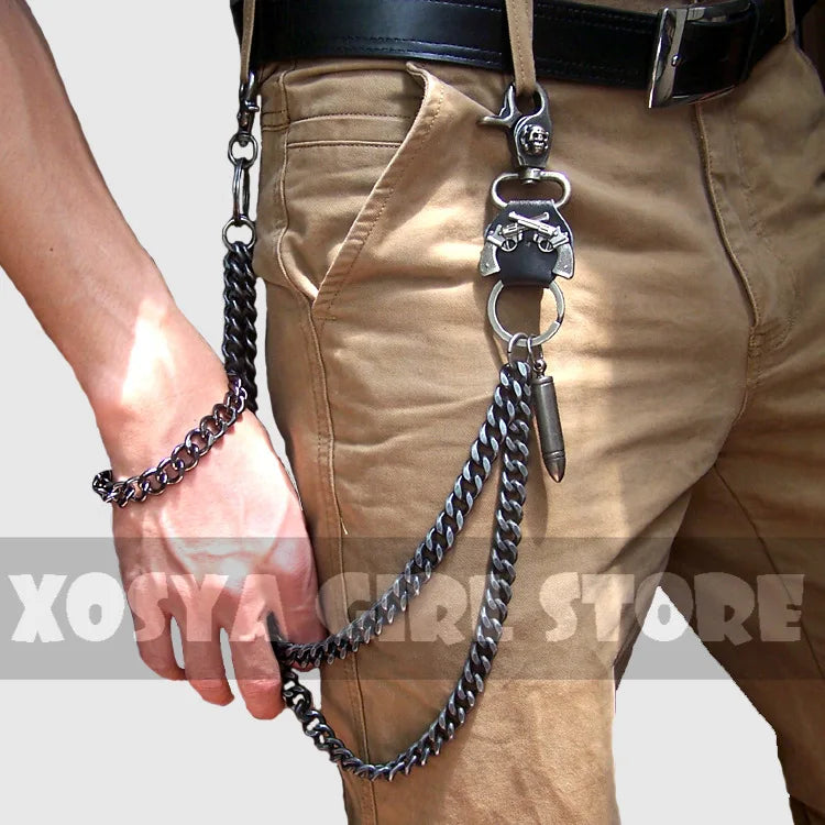 Hip hop punk horns skull metal casual wild