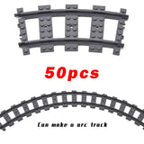 MOC Railway Track Train Tracks Straight Curved Soft