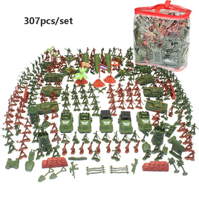 Soldiers Set building blocks Doll Action Figures Sand