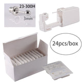 24pcs/Box NO PAIN Piercer Tool Machine Kit Stud