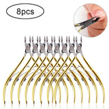 4/8/12pcs Stainless Steel Nail Cuticle Nipper Cutter Dead