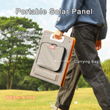 FlashFish Solar Panel 100W 18V Solar Charger with