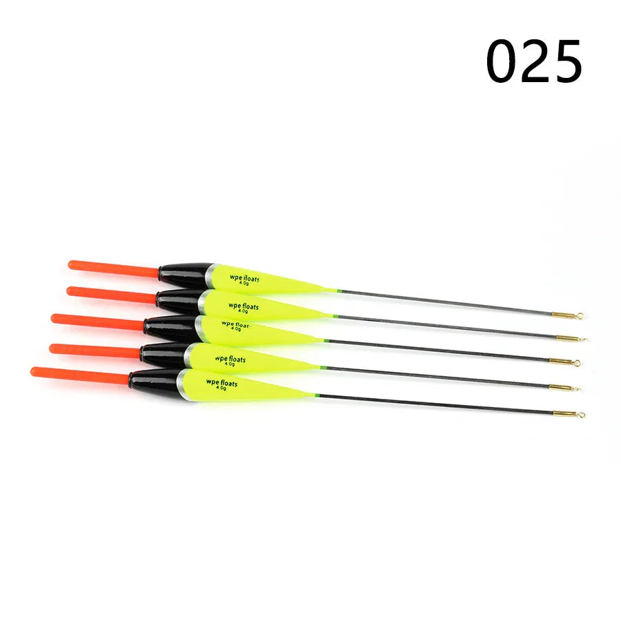 W.P.E Fishing Float 5pcs/lot 19cm-24cm 4g Barguzinsky Fir