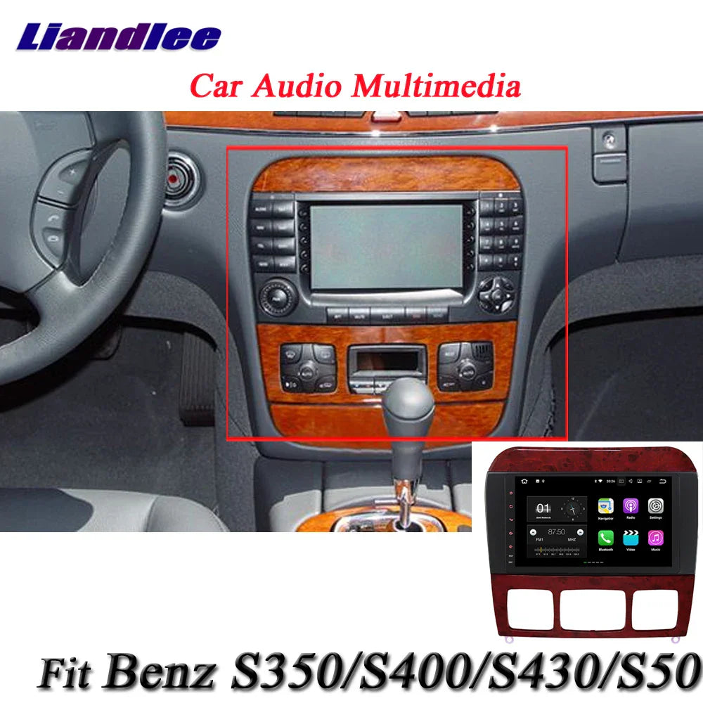 For Mercedes Benz S Class S350/S400/S430/S500 Car Android Multimedia System Radio GPS Navigation HD Screen