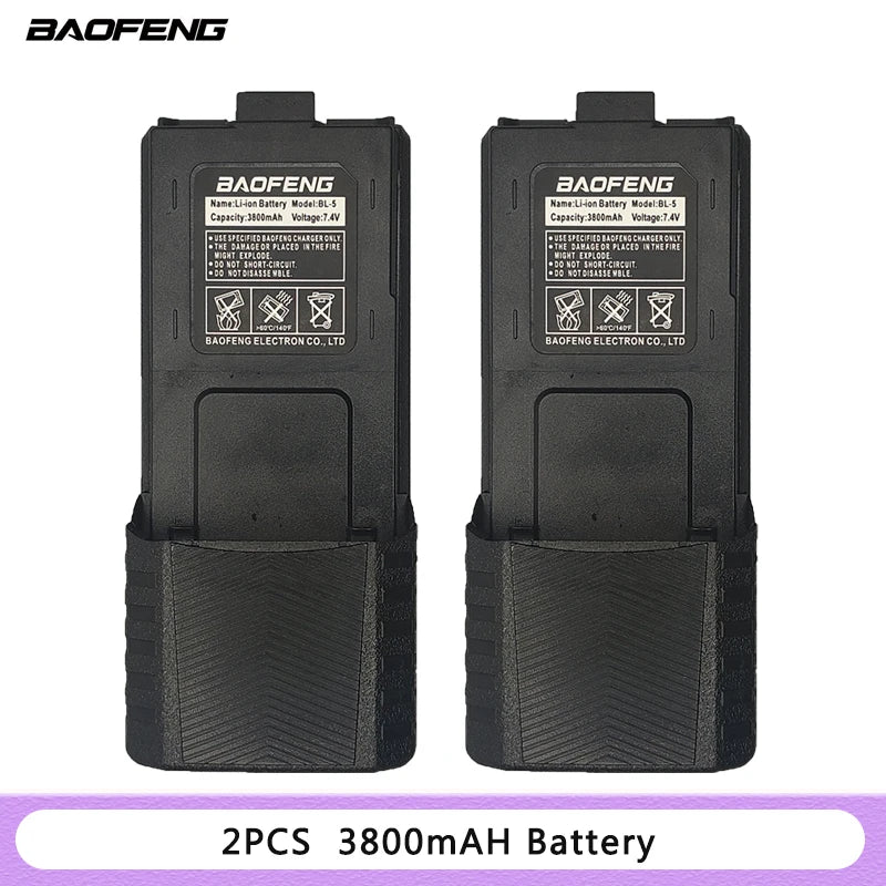 Baofeng BL-5 Battery for Walkie Talkie, Two Way