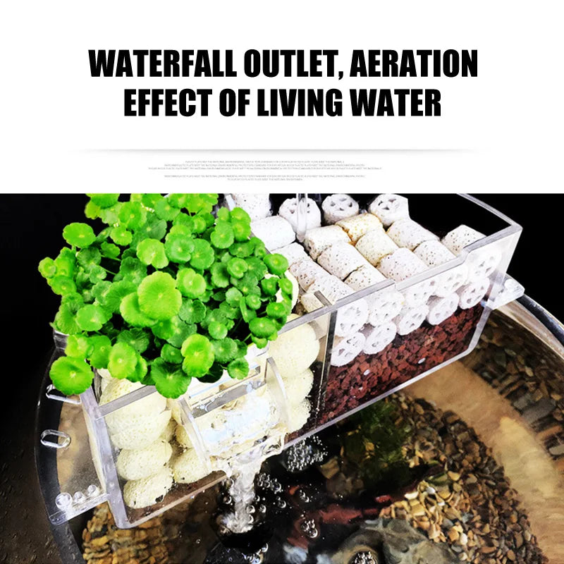 Aquarium External Filter Box Acrylic External Hanging Water