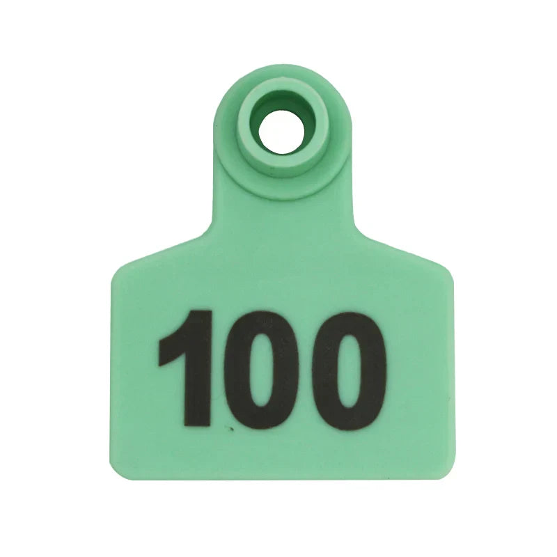 100Pcs Pig Goat Ear Tag Sighs 001-500 Animal