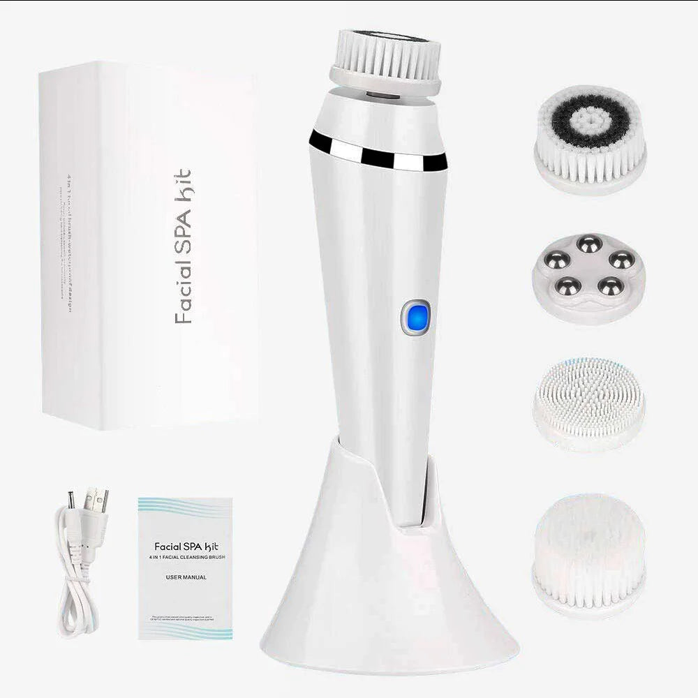 3 in 1 Facial cleansing Brush Set for