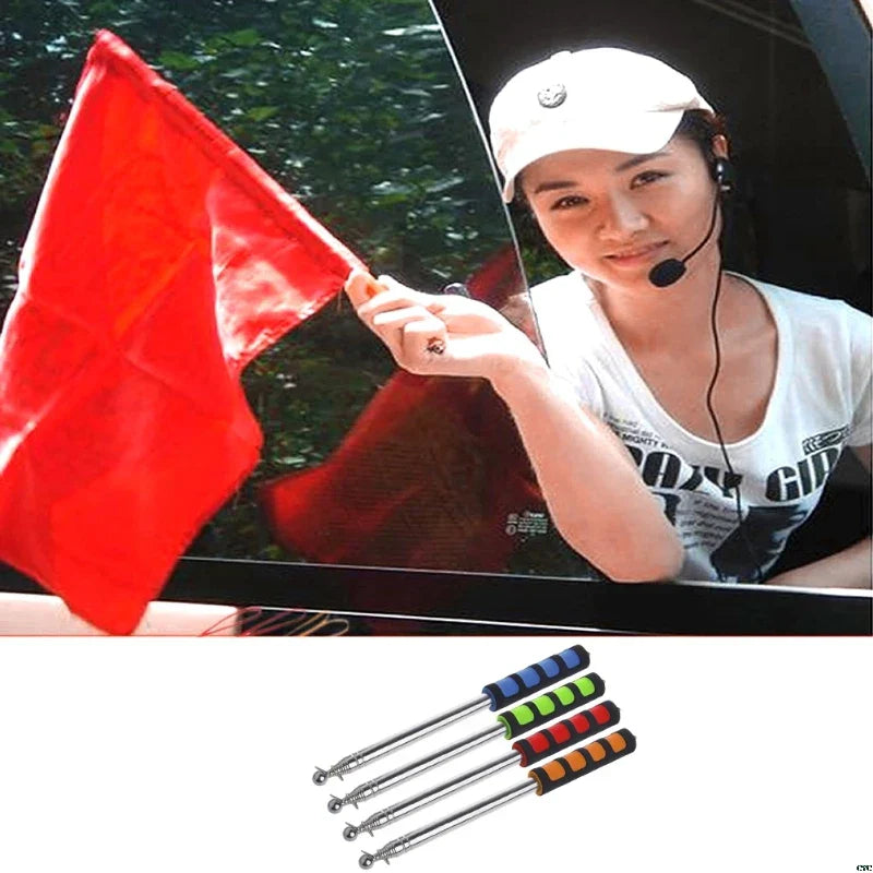 2M Portable Extendable Telescopic Handheld Kite Windsock Flag