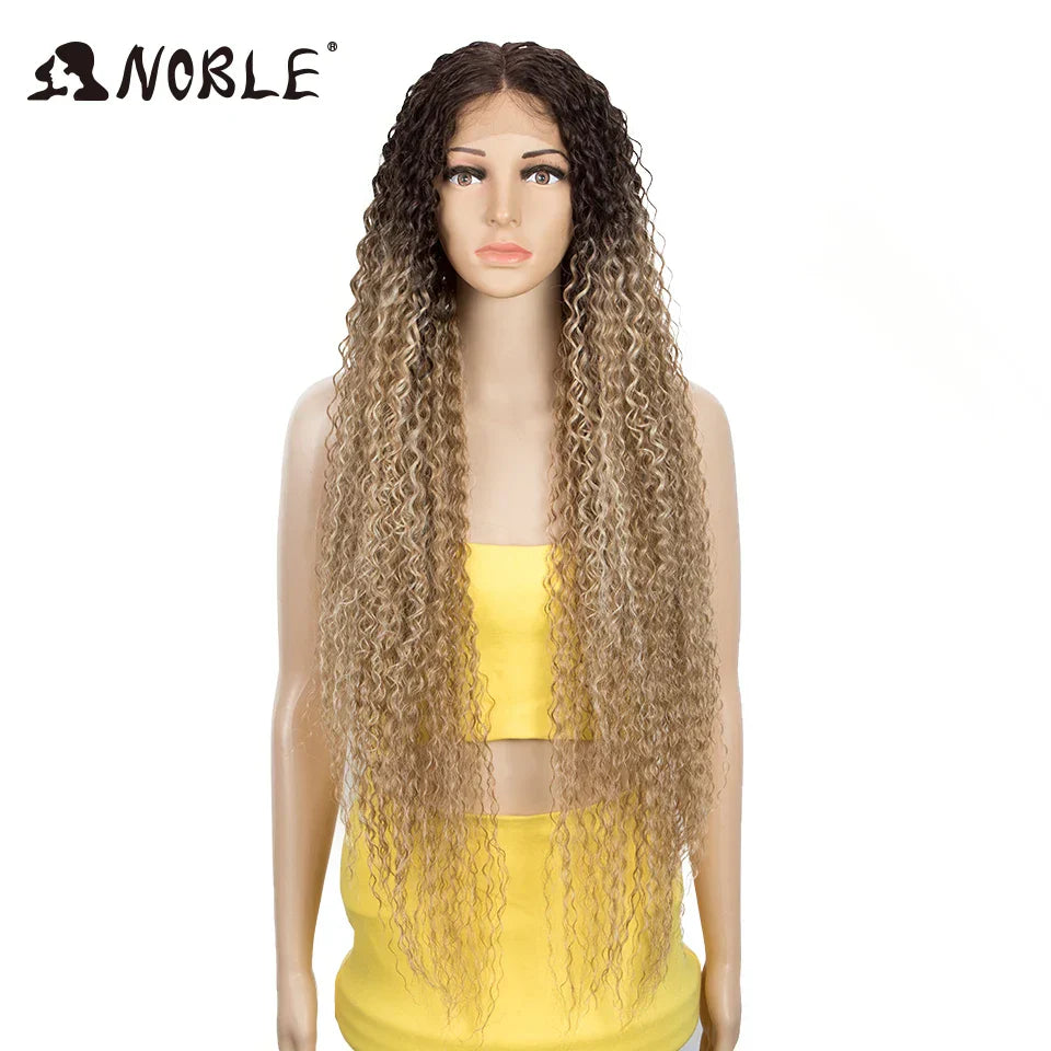 Noble Synthetic Lace Front Wig 38 Inch Long
