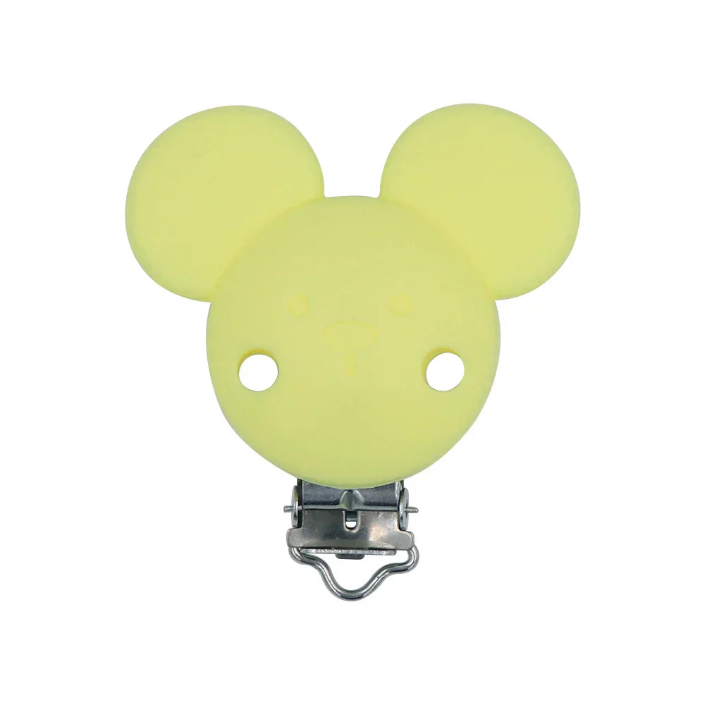 BOBO.BOX 10pc Silicone Beads Mikey Mouse Round Shape