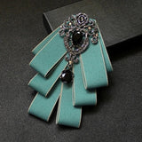 High Quality Korean Fashion New Crystal Bow Tie