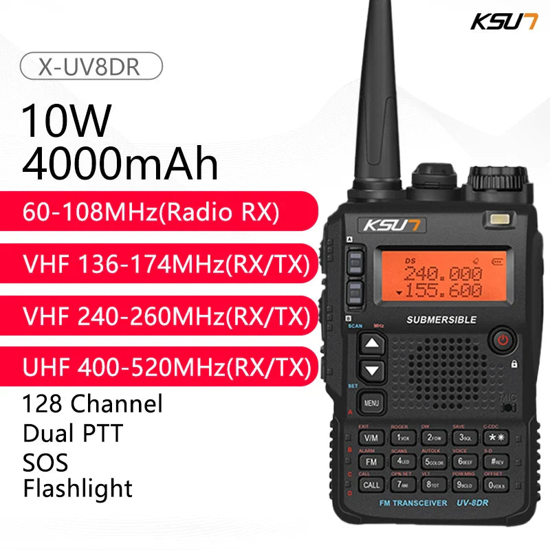 Walkie Talkie Long Range 10W For Hunting And