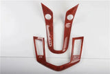 Car Central Console Frame Cover Stickers ABS for