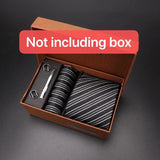 modern ties for men 2024 red Set Gift