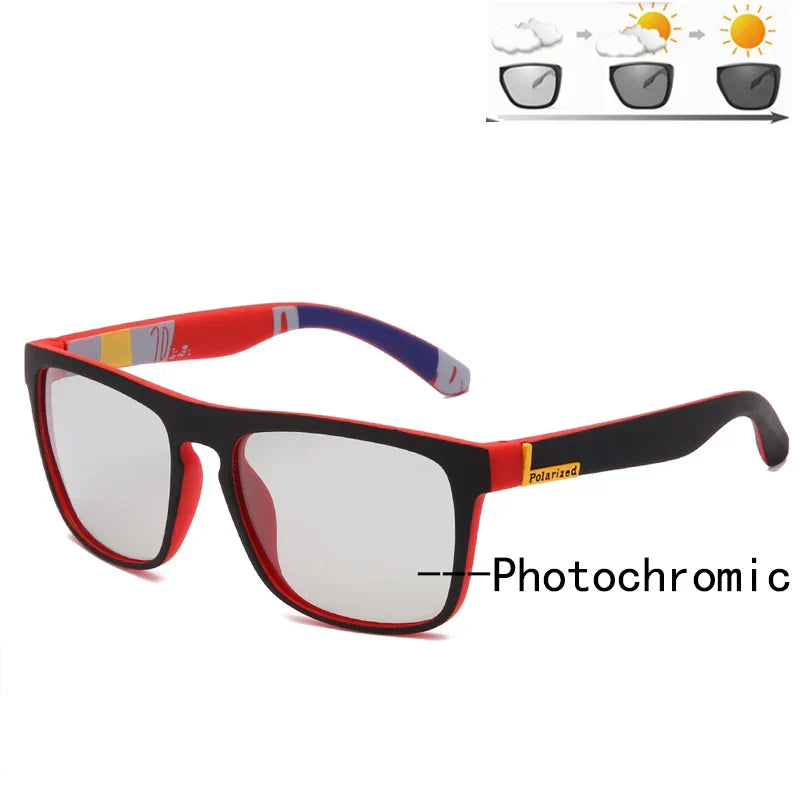 WarBLade New Square Polarized Sunglasses Men Night Vision
