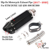 Slip on 51mm Motorcycle Exhaust System Muffler Escape