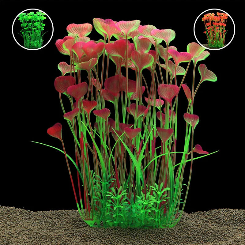 24-52cm Large Aquarium Plants Plastic Grass Fish Tank