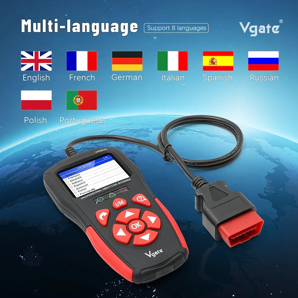 Vgate VR800 Code Reader OBD2 Scanner OBD 2