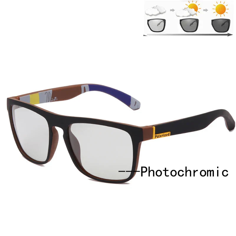 WarBLade New Square Polarized Sunglasses Men Night Vision