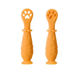 BPA Free Baby Pre-Spoon Set Silicone Self Feeding