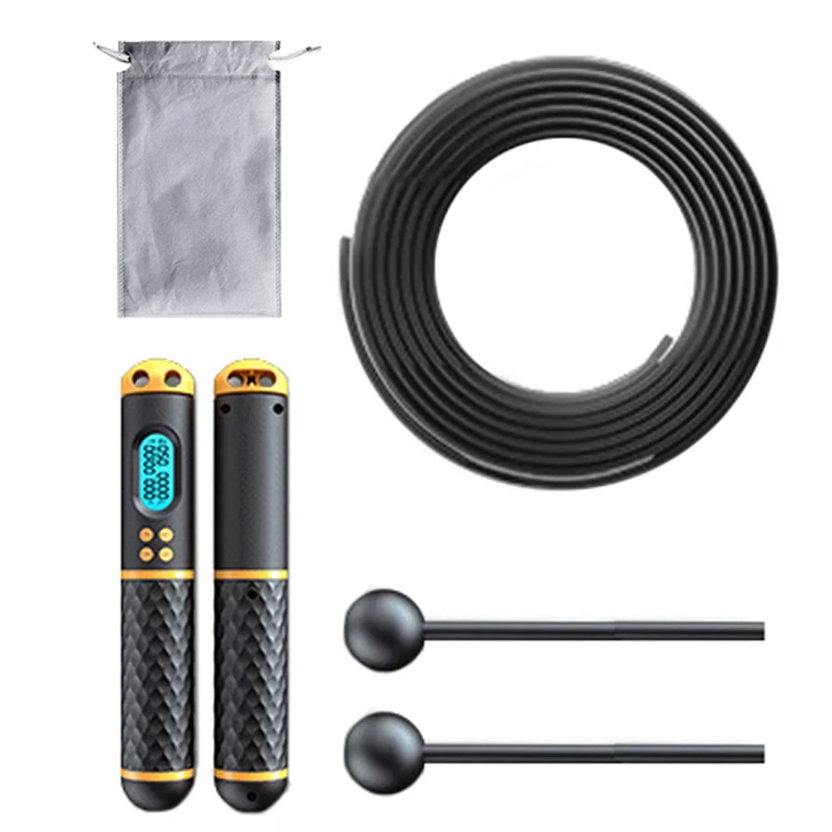 2-in-1 Jump Rope Intelligent Cordless Skipping Rope Digital