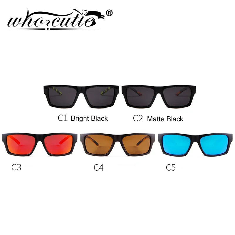 WHO CUTIE Sport Polarized Sunglasses Men 2020 Brand