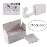 24pcs/Box NO PAIN Piercer Tool Machine Kit Stud