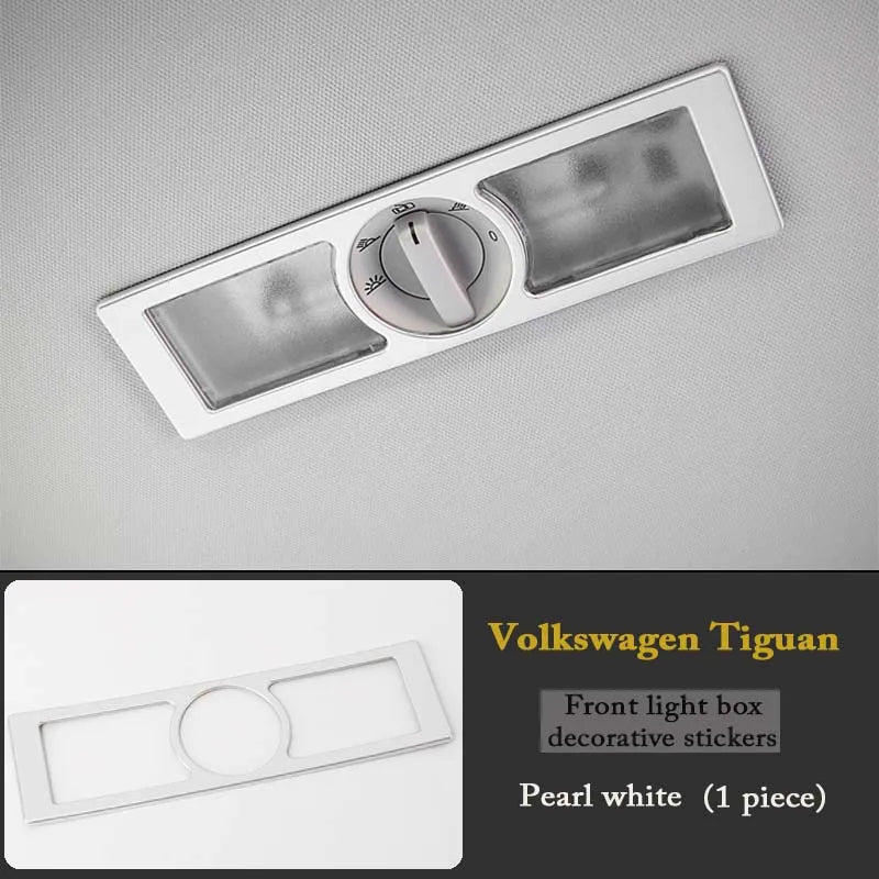 ABS Chrome Reading Lights Lamp Trim Cover Car