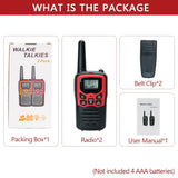 2/4/6 PCS ABBREE Walkie Talkie PMR/FRS UHF Mini