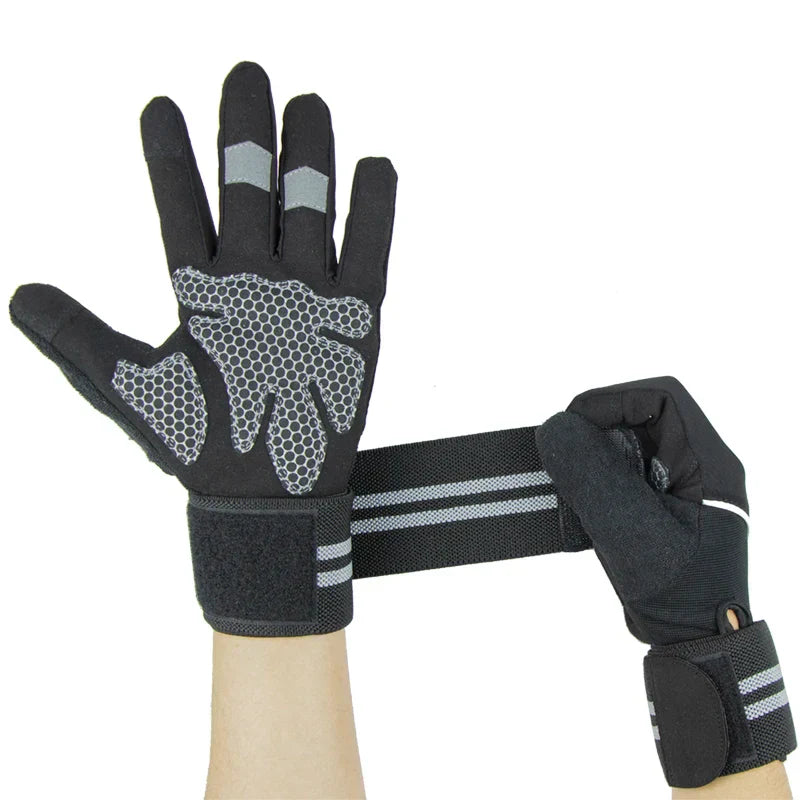 Gym Gloves Full Finger Weight Lifting Gloves With