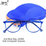 Children&#39;s Computer Blue Anti Light Glasses Girl Boys