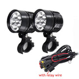 2x 12000lm 6000K Led Motorcycle bike Headlight bulb