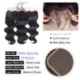 Beaudiva Human Hair Bundles With HD Transparent Lace