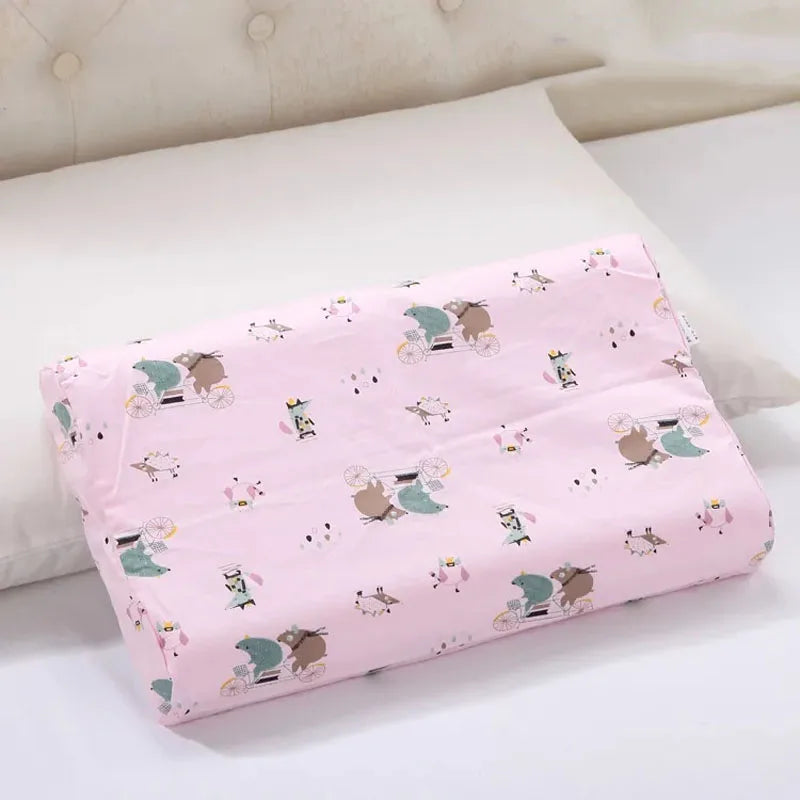 Special Pillowcase Latex Pillow Pure Cotton Children's Four