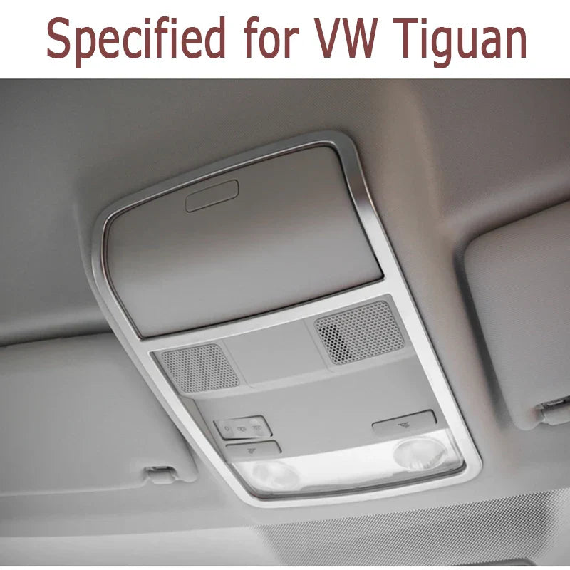 ABS Chrome Reading Lights Lamp Trim Cover Car