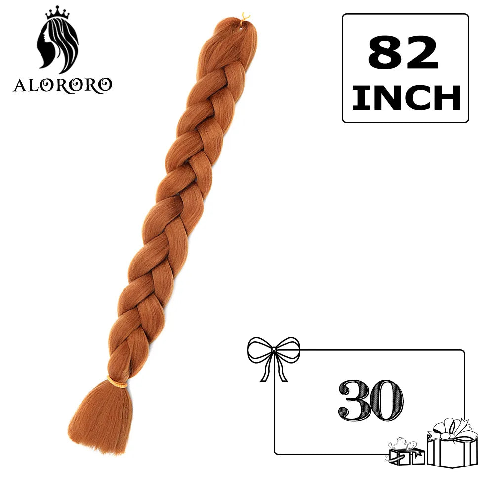 41Inch 165g Jumbo Braiding Hair Long Synthetic Crochet