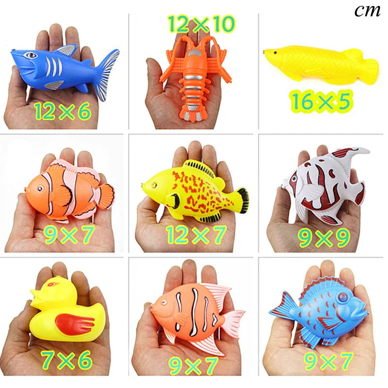 Children Bathtub Magnetic Fishing Toy Swimming Bathing Pool