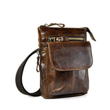 Original Leather Male Casual Design Mini Shoulder Messenger